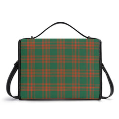 Menzies Green Ancient Tartan Crest Satchel Bag