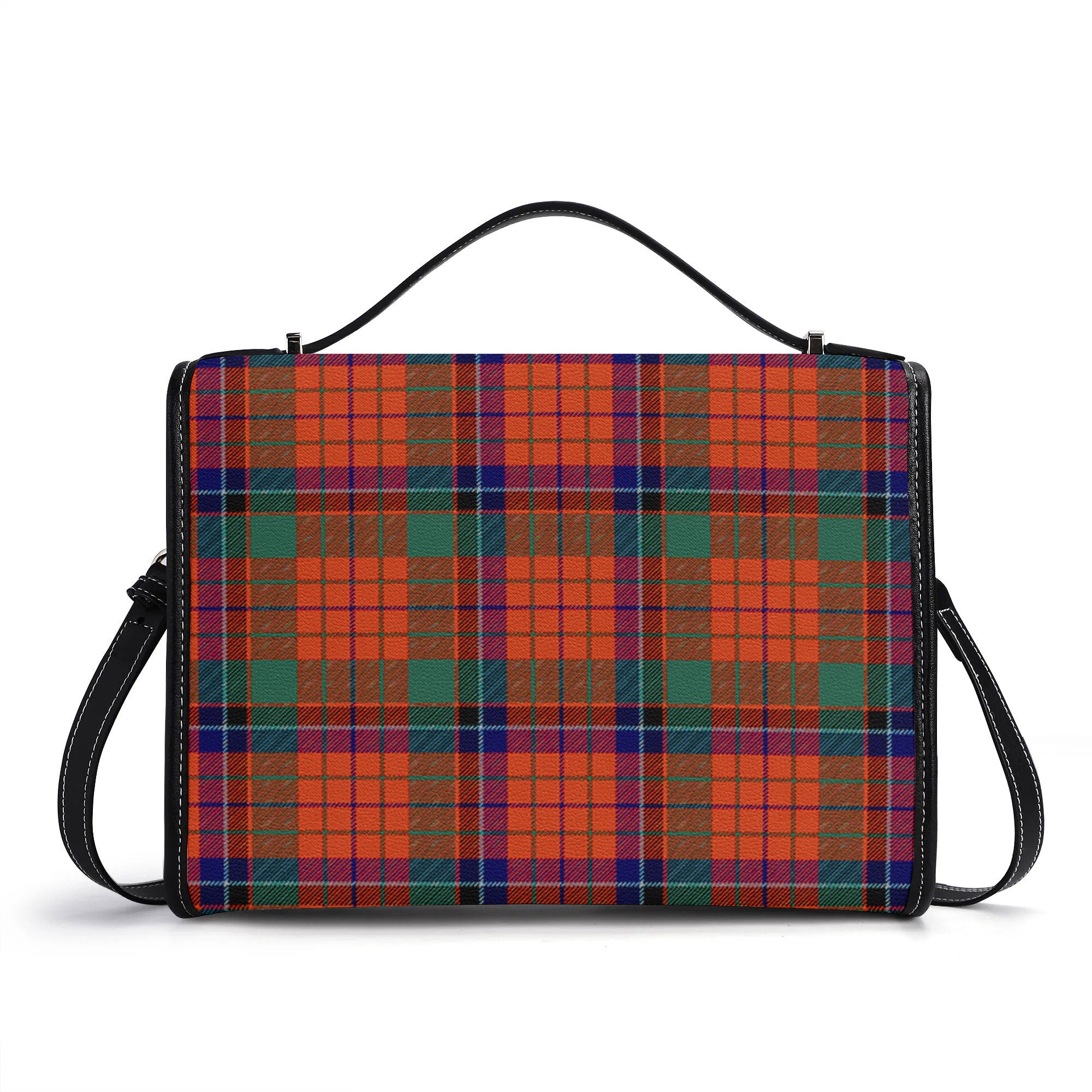 Nicolson Ancient Old Tartan Crest Satchel Bag