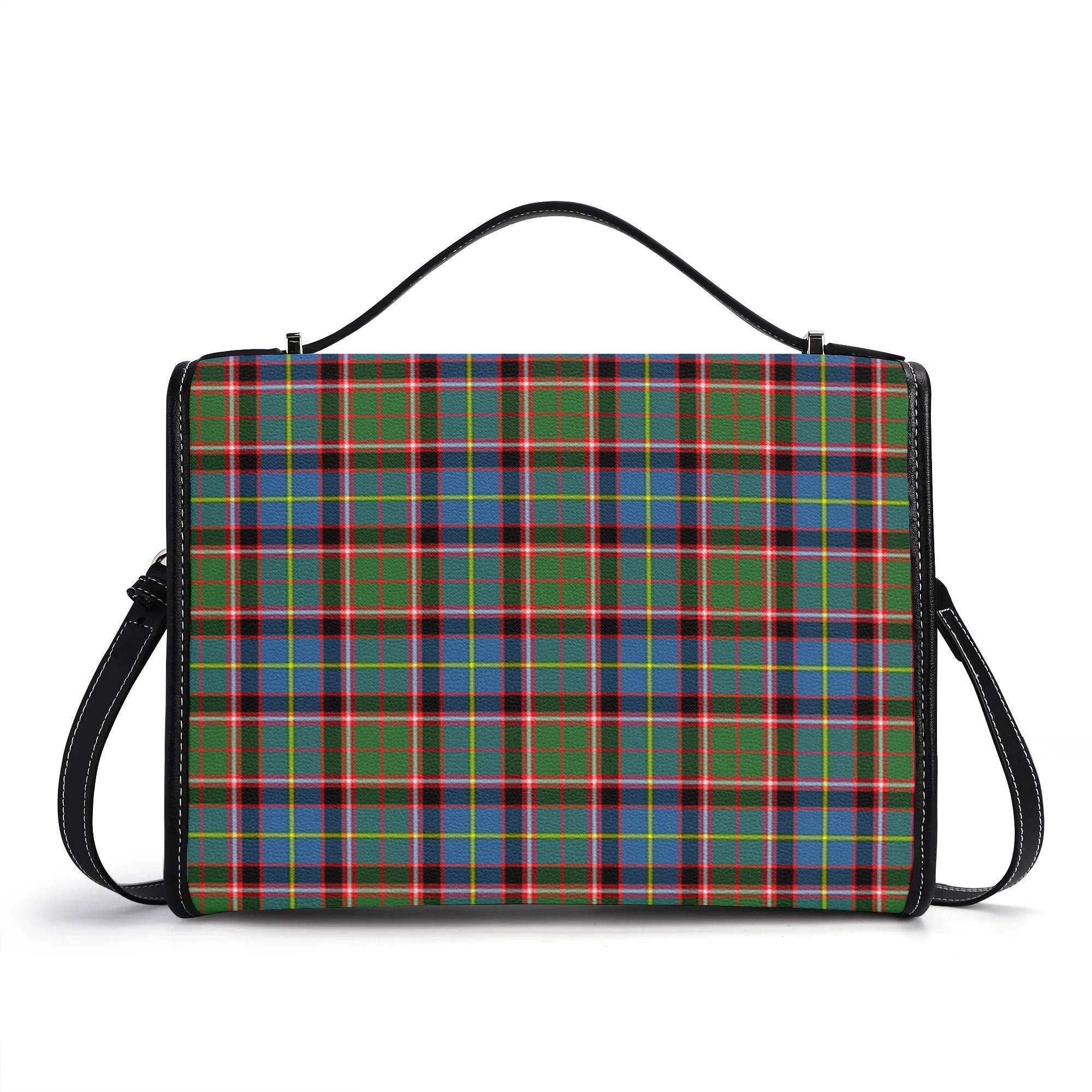 Norvel (or Norvill) Tartan Crest Satchel Bag