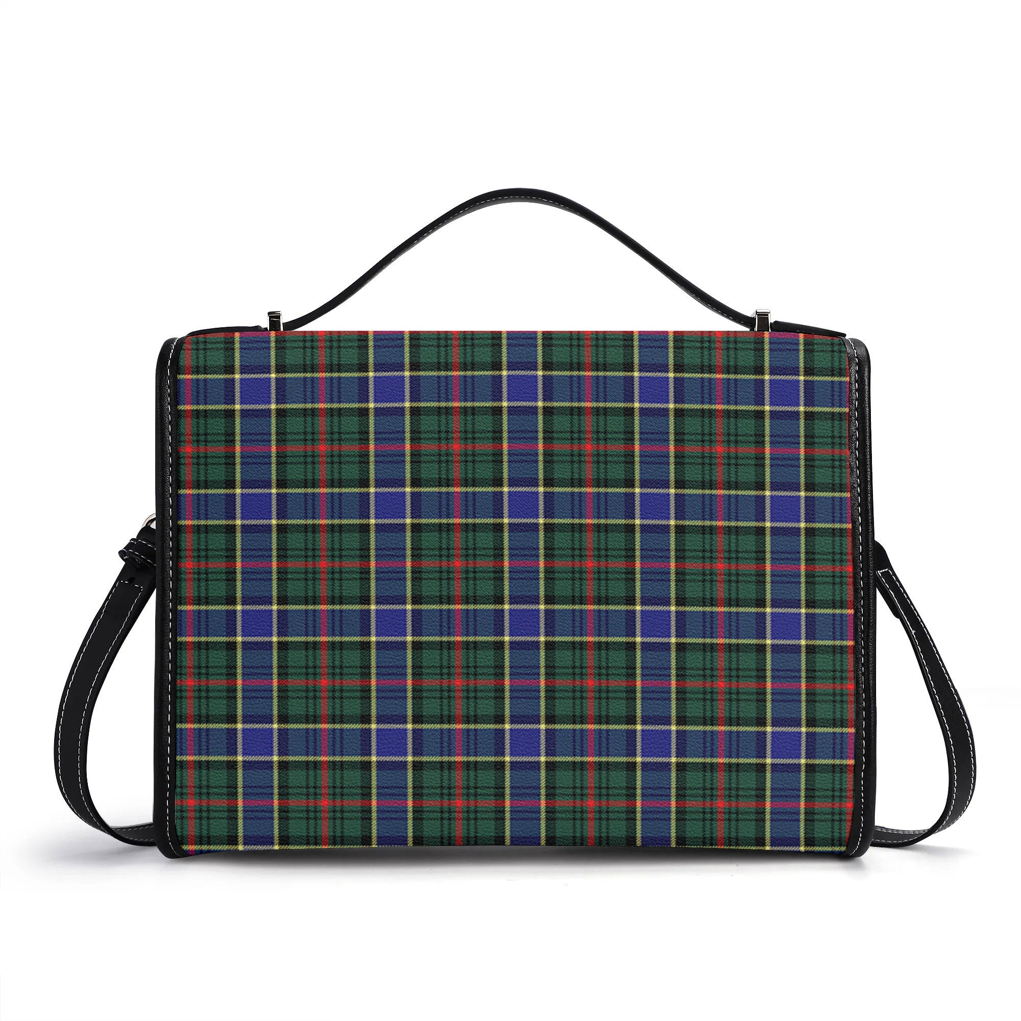 Ogilvie Hunting Modern Tartan Crest Satchel Bag