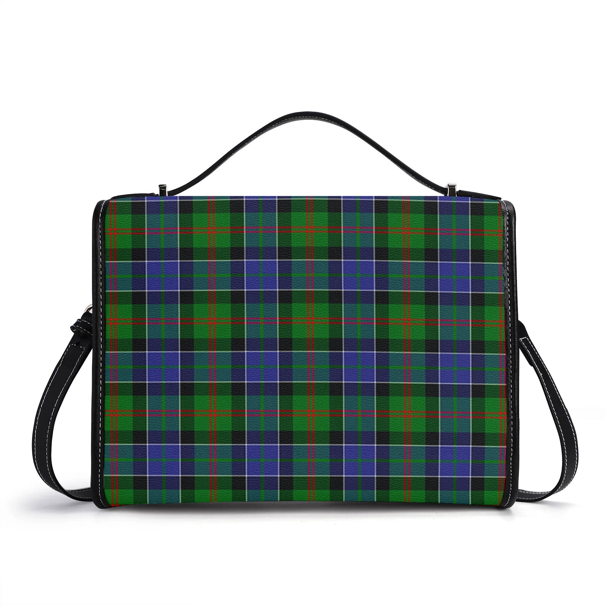 Paterson Tartan Crest Satchel Bag