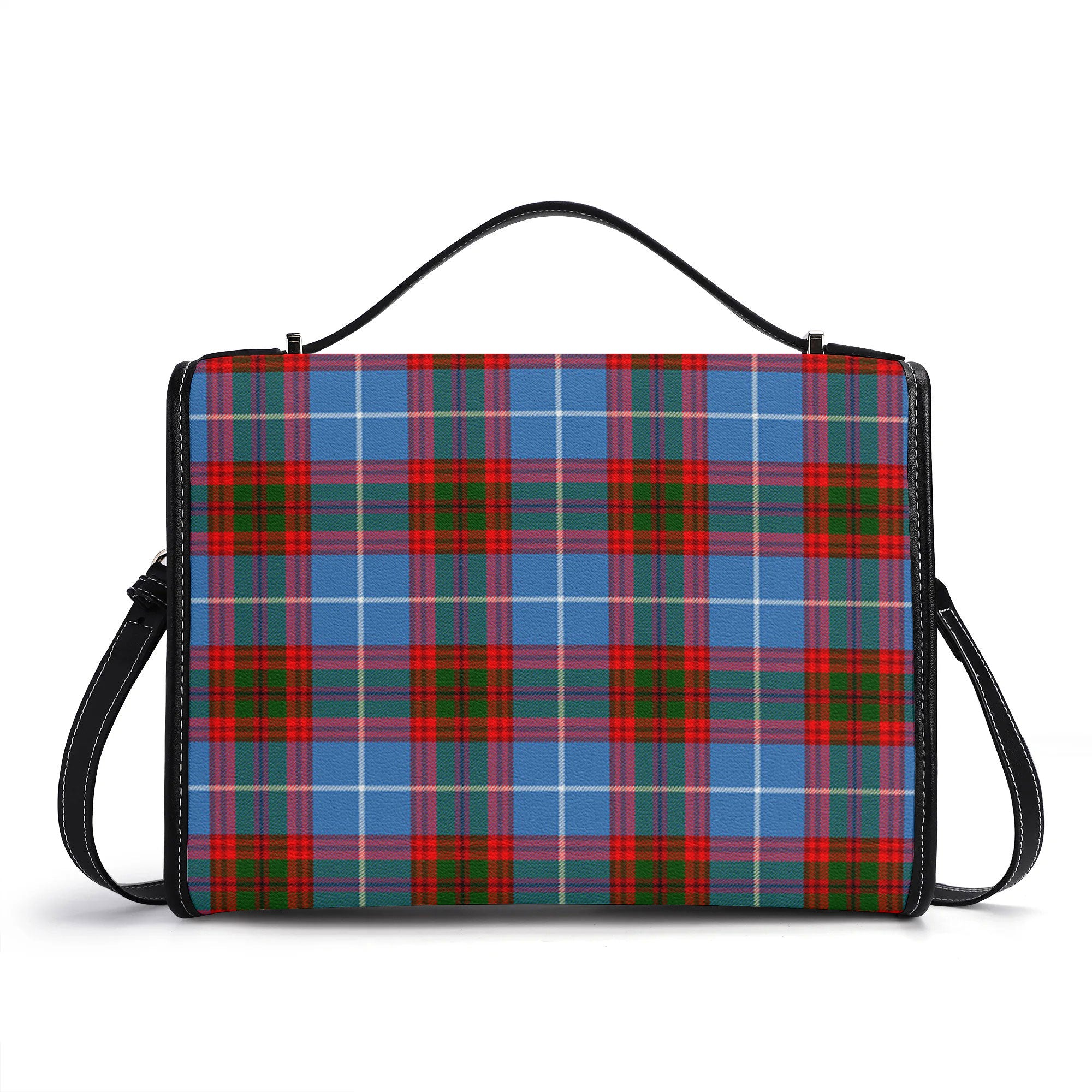 Pentland Tartan Crest Satchel Bag