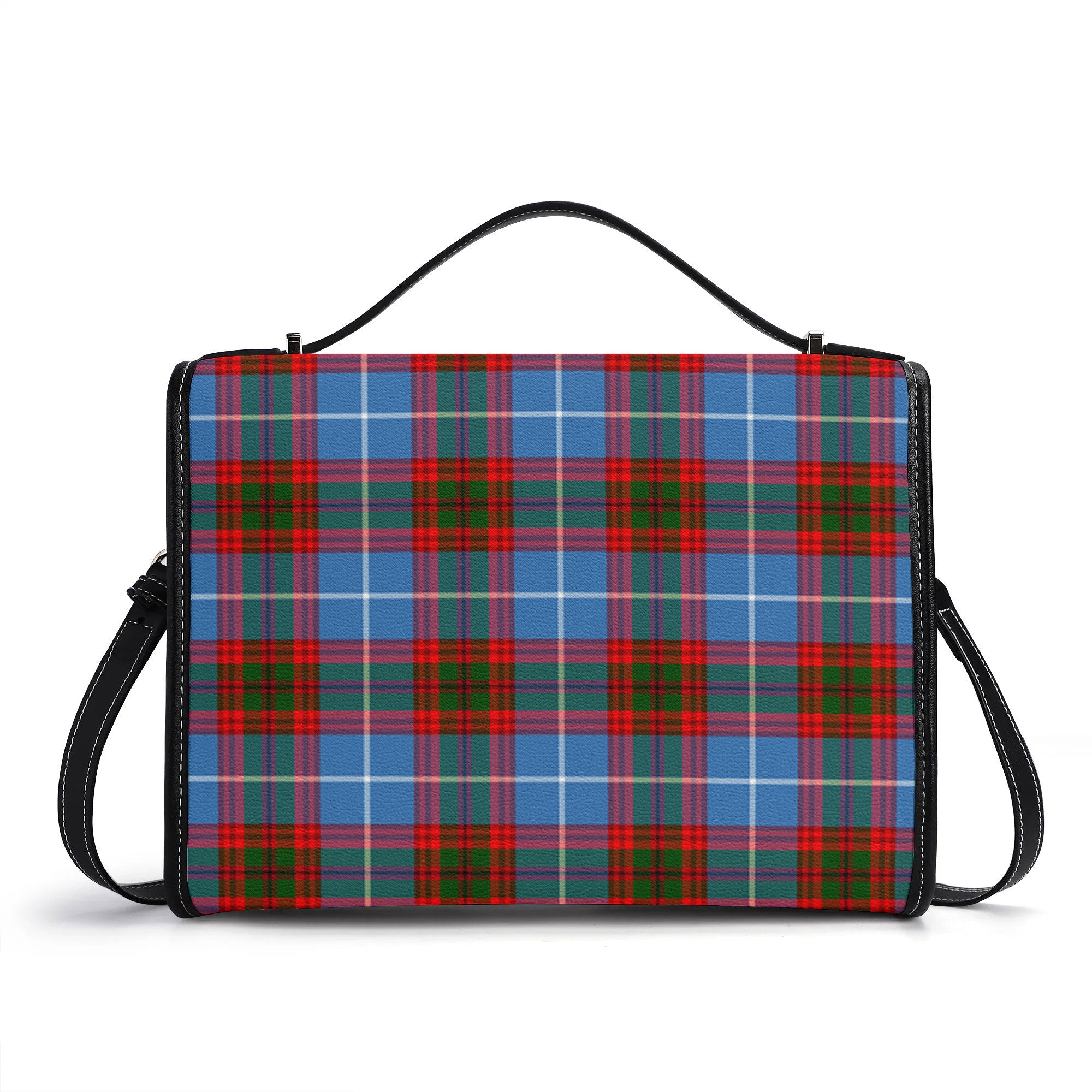 Preston Tartan Crest Satchel Bag
