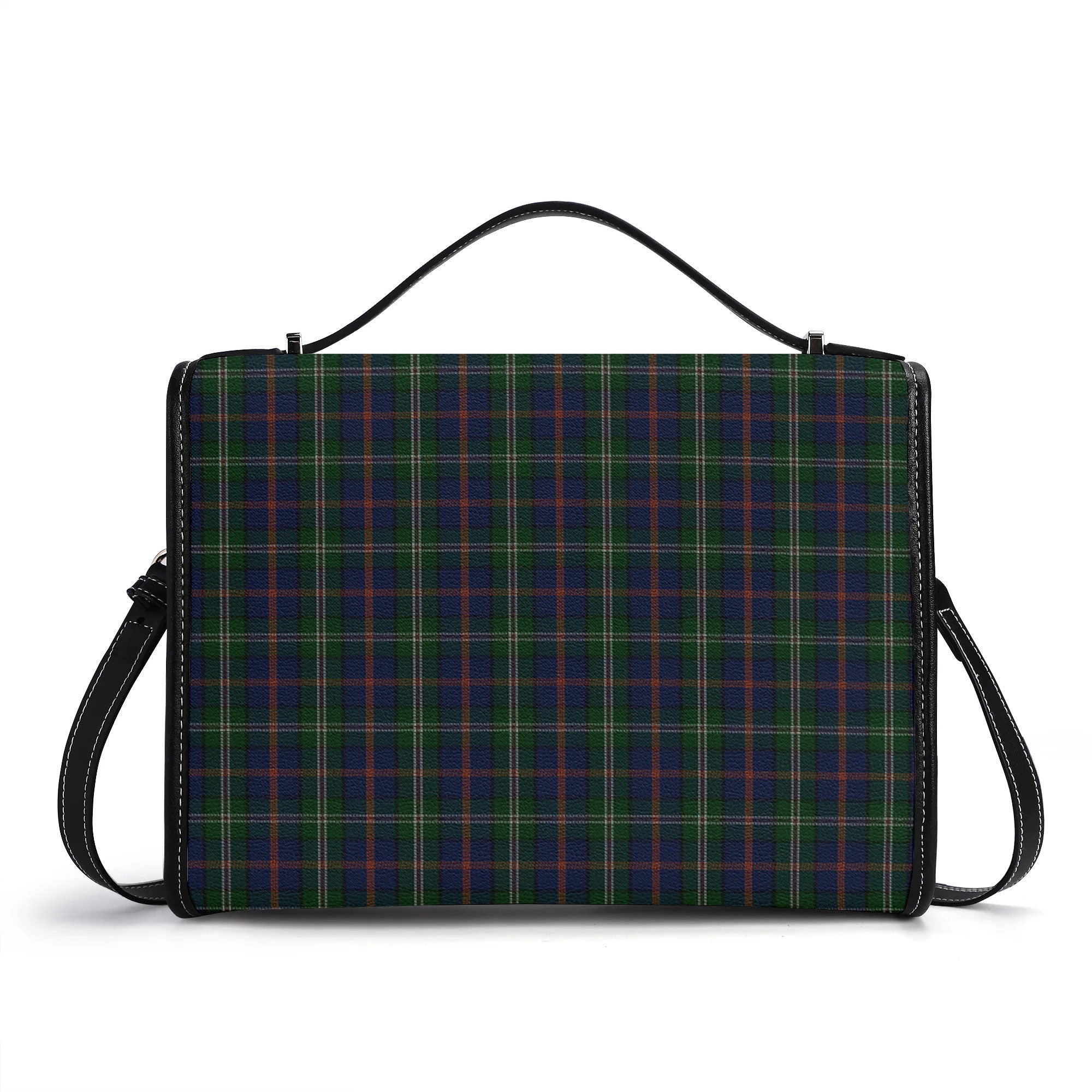Purves Tartan Crest Satchel Bag