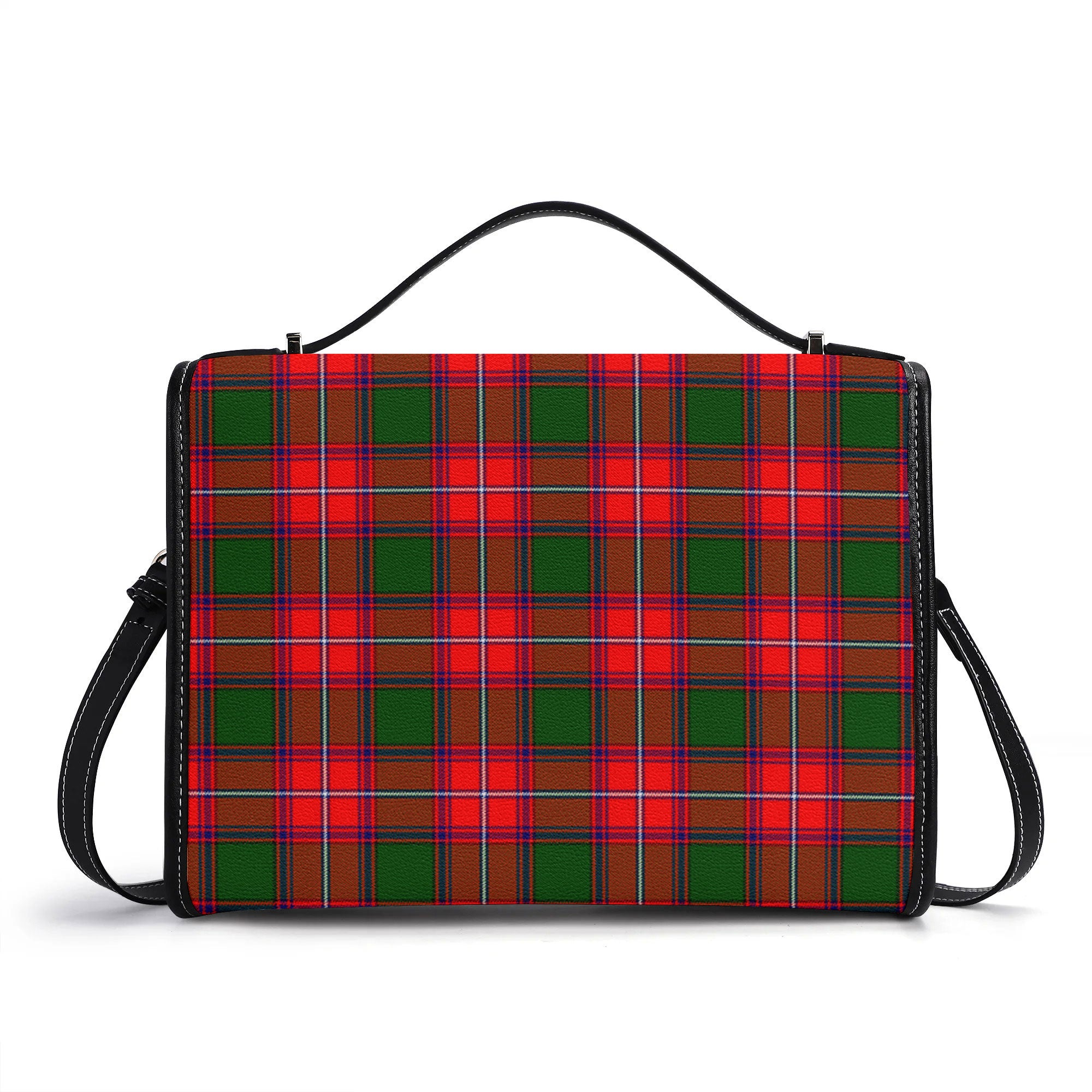 Rattray Modern Tartan Crest Satchel Bag