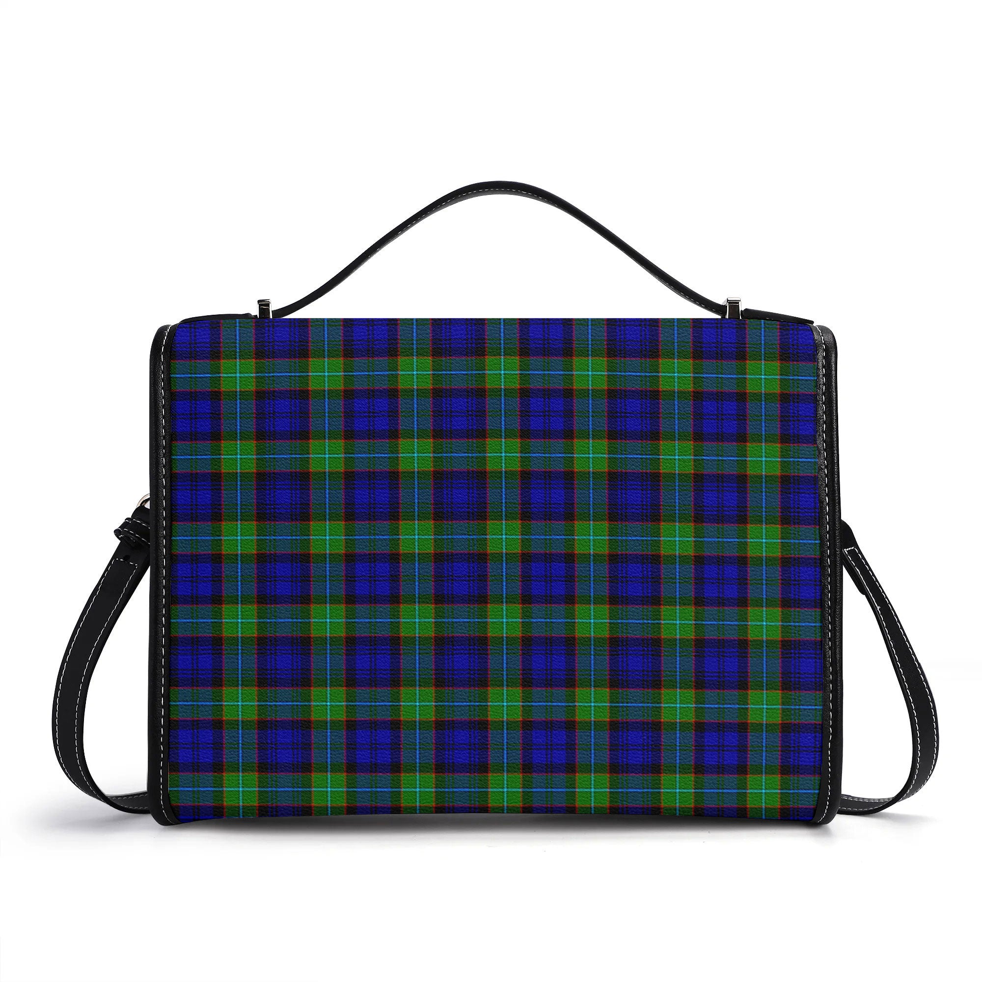 Sempill Modern Tartan Crest Satchel Bag