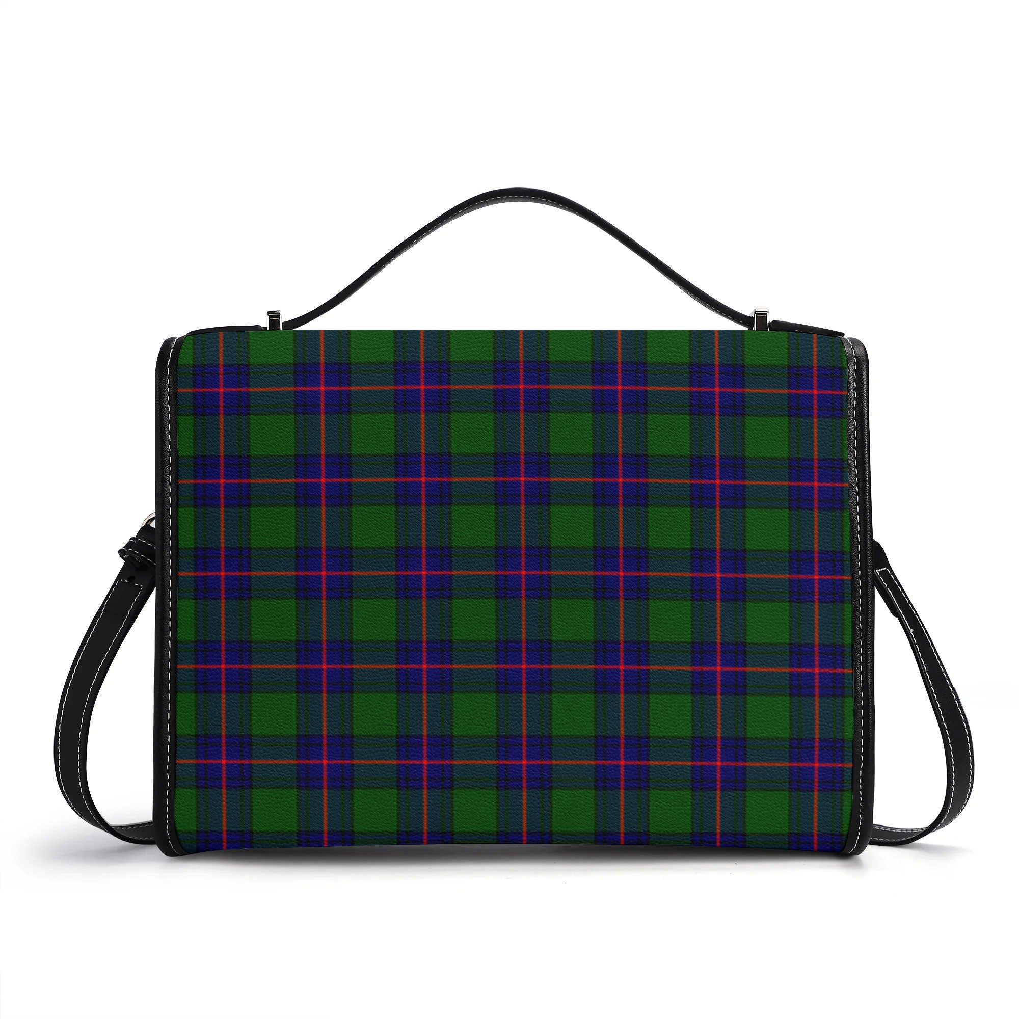 Shaw Modern Tartan Crest Satchel Bag