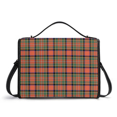 Stewart Royal Ancient Tartan Crest Satchel Bag