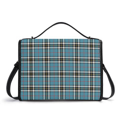 Thomson Blue Tartan Crest Satchel Bag