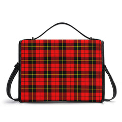 Wallace Hunting Red Tartan Crest Satchel Bag