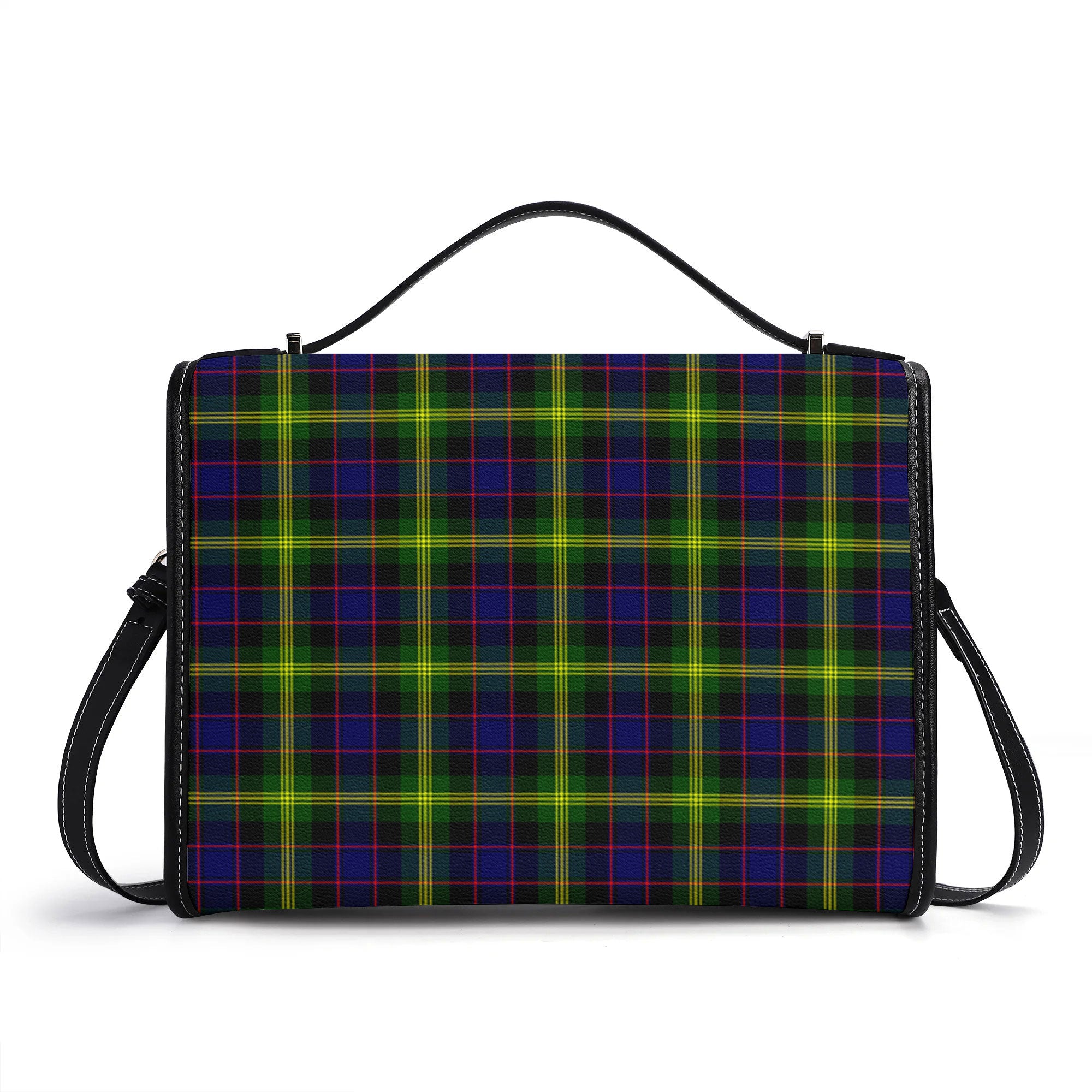 Watson Modern Tartan Crest Satchel Bag