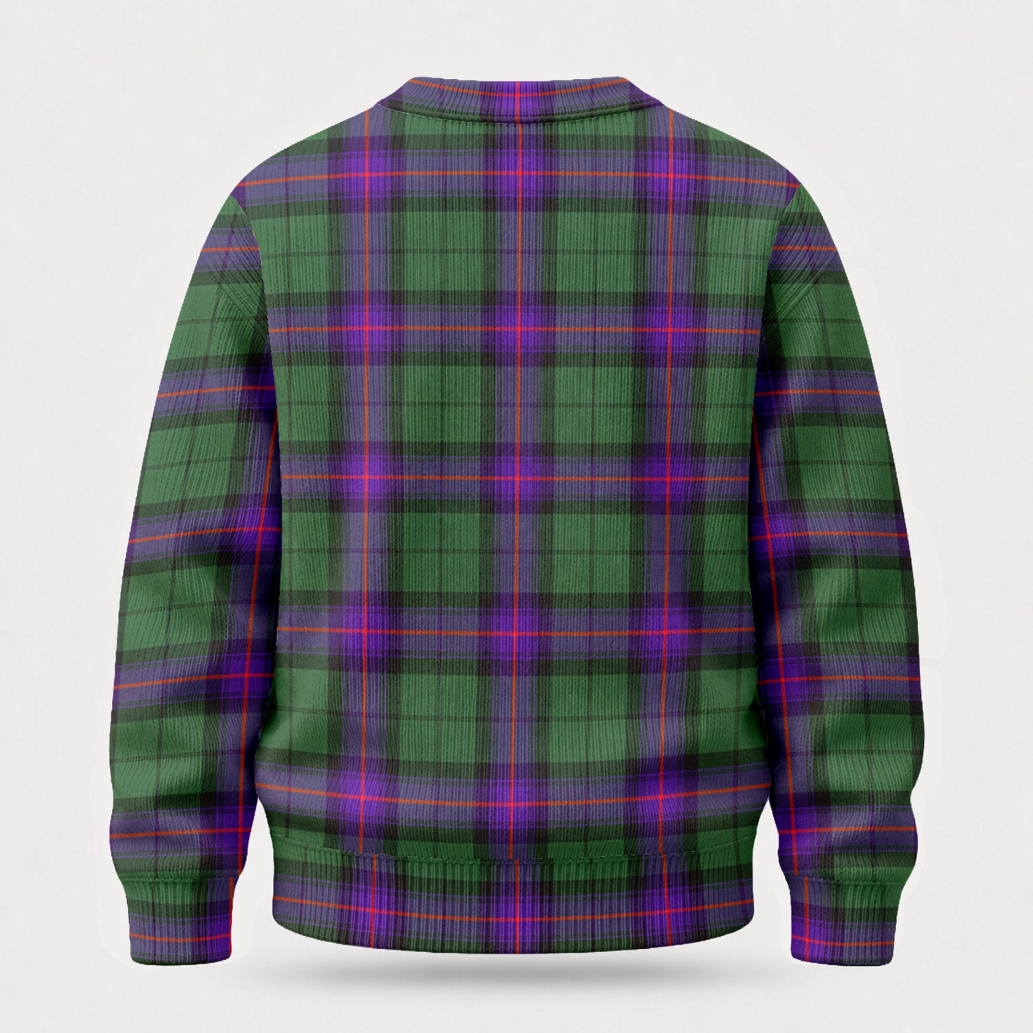 Armstrong Modern Tartan Crest Sweater
