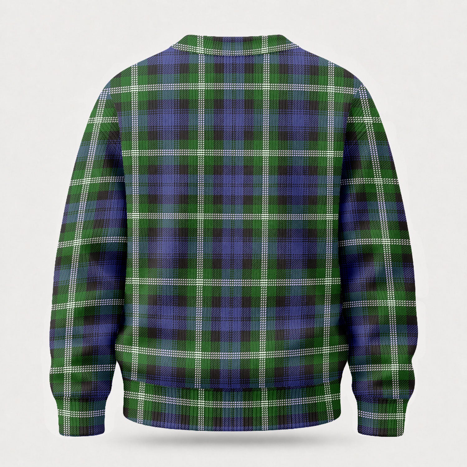 Baillie Modern Tartan Crest Sweater