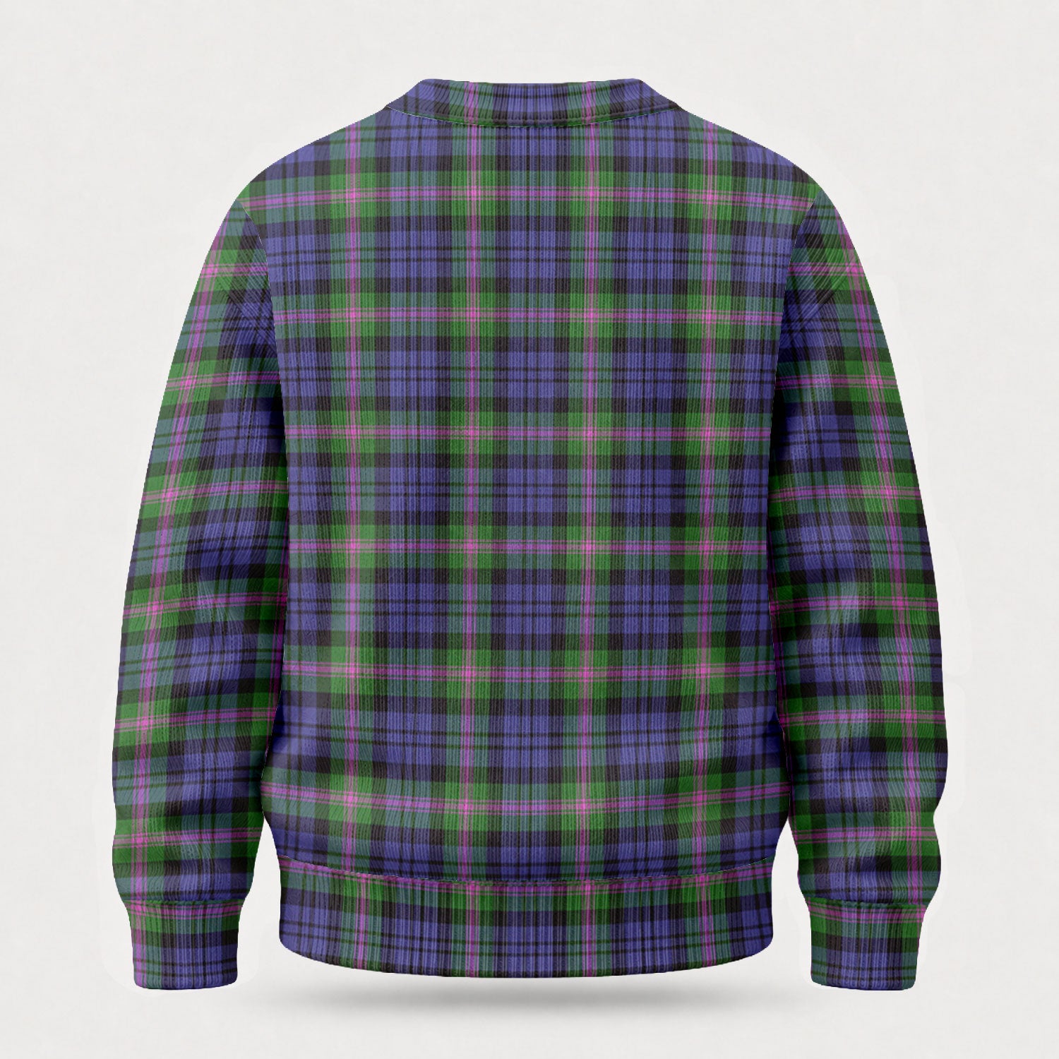 Baird Modern Tartan Crest Sweater