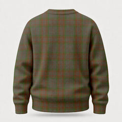 Gray Tartan Crest Sweater