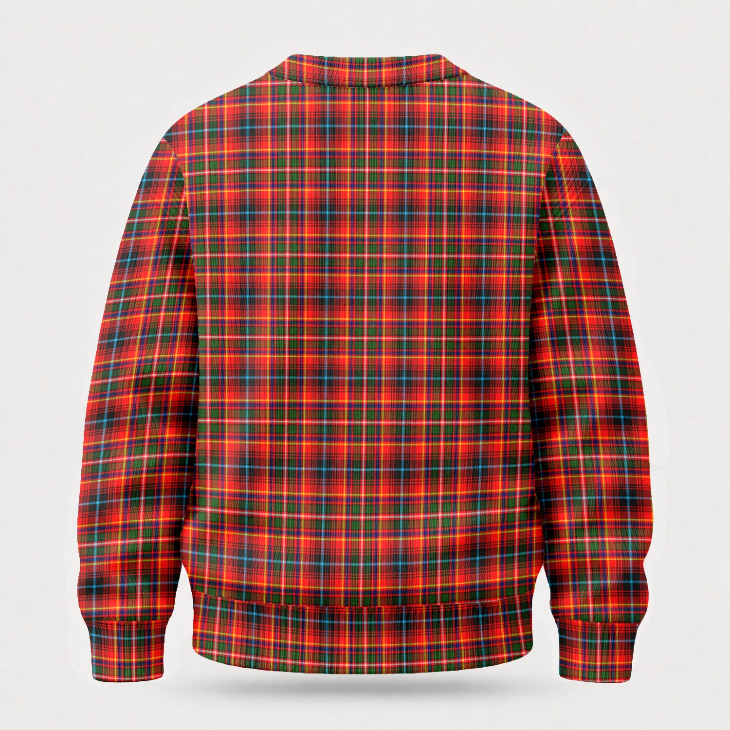 Innes Modern Tartan Crest Sweater