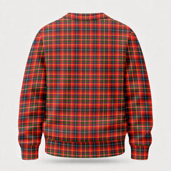 Innes Modern Tartan Crest Sweater