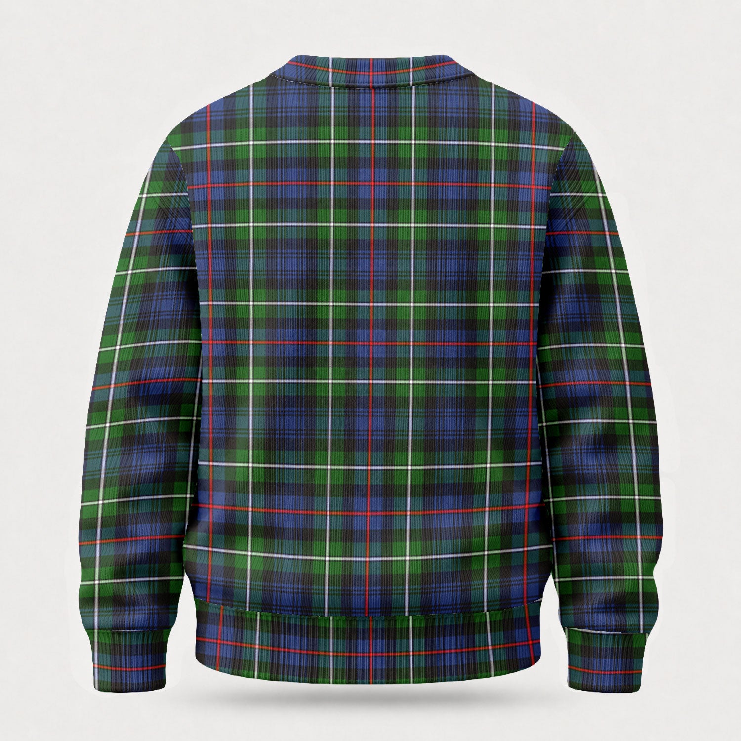 MacKenzie Modern Tartan Crest Sweater