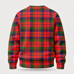 MacNaughton Modern Tartan Crest Sweater