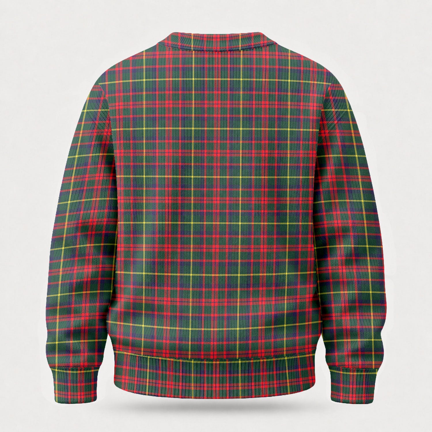 McIntosh Hunting Modern Tartan Crest Sweater