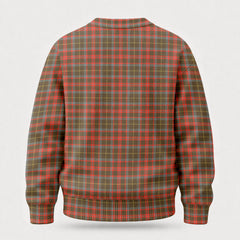 McIntosh Hunting Weathered Tartan Crest Sweater