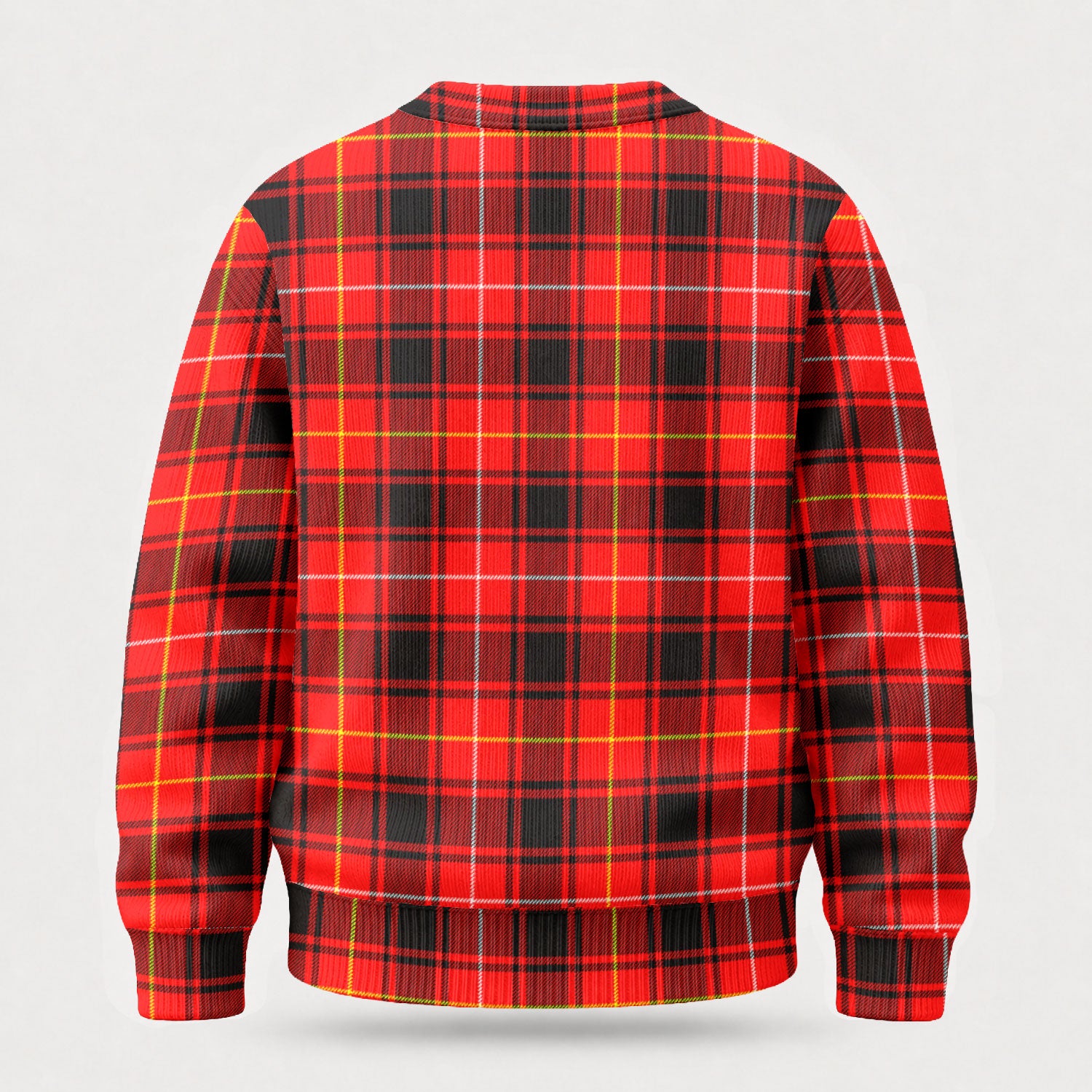 McIver Modern Tartan Crest Sweater