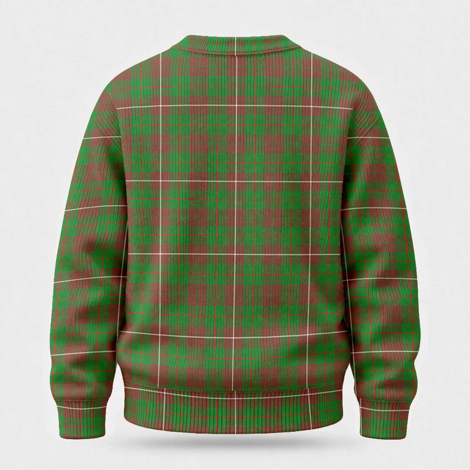 McKinnon Hunting Modern Tartan Crest Sweater