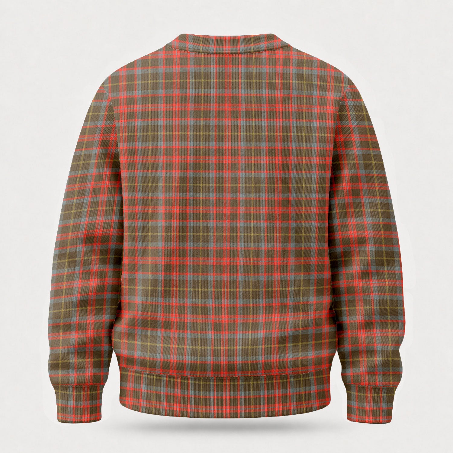 McKintosh Hunting Weathered Tartan Crest Sweater