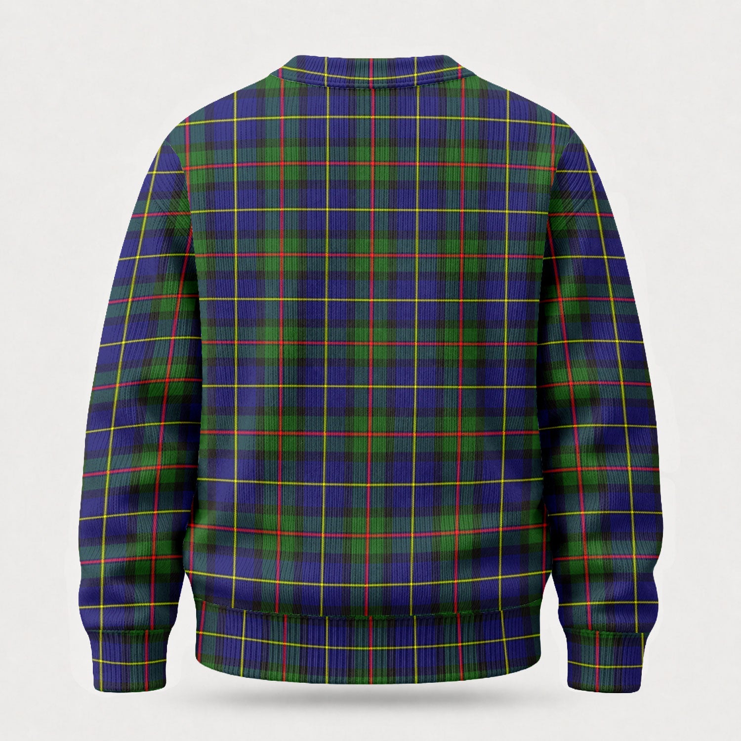 McLeod of Harris Modern Tartan Crest Sweater