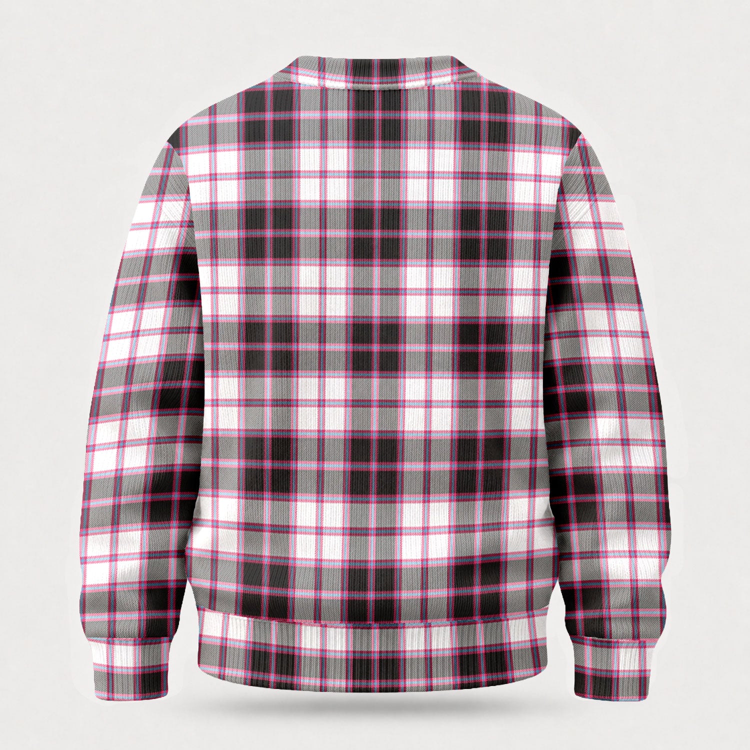 McPherson Hunting Modern Tartan Crest Sweater