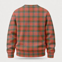 McPherson Weathered Tartan Crest Sweater
