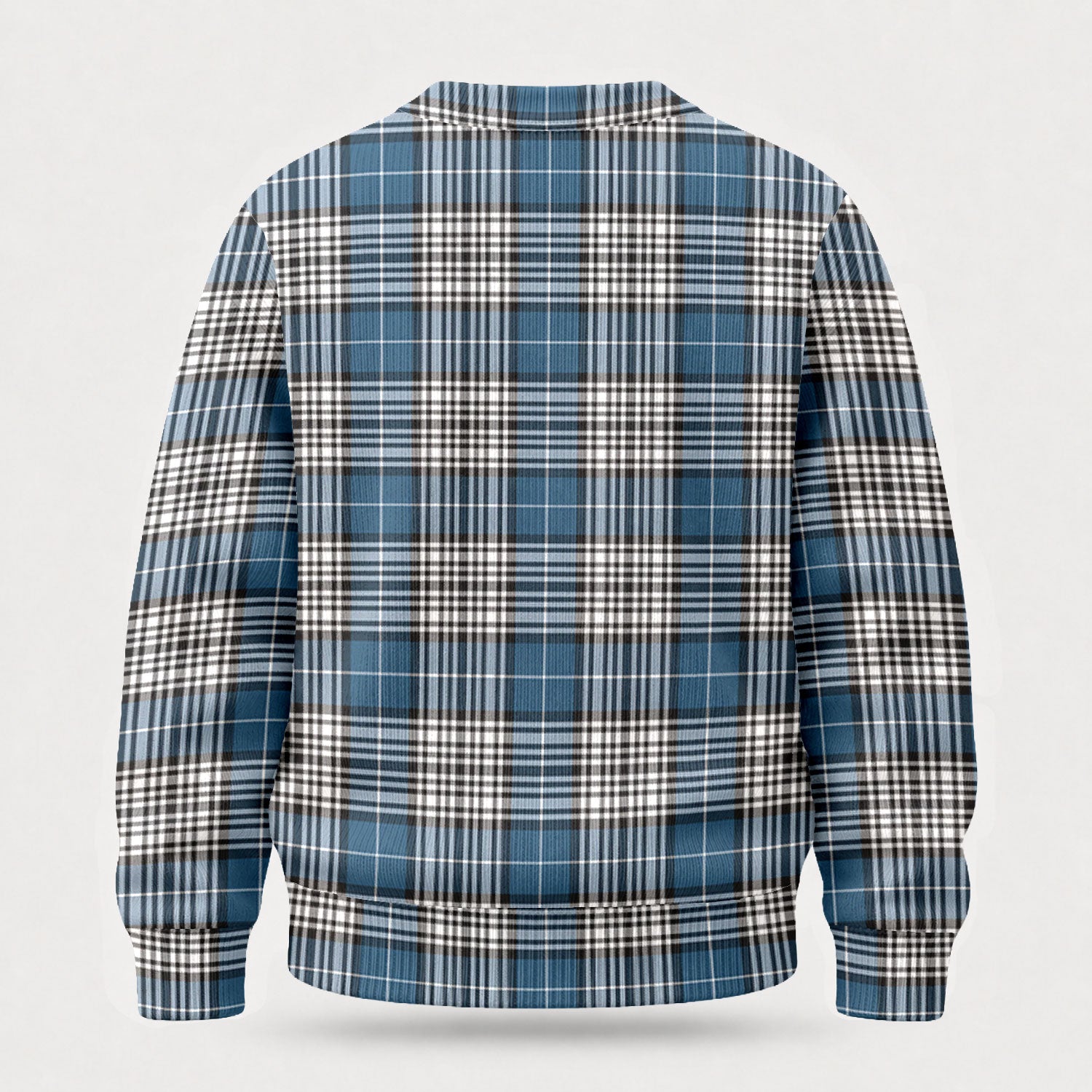 Napier Modern Tartan Crest Sweater
