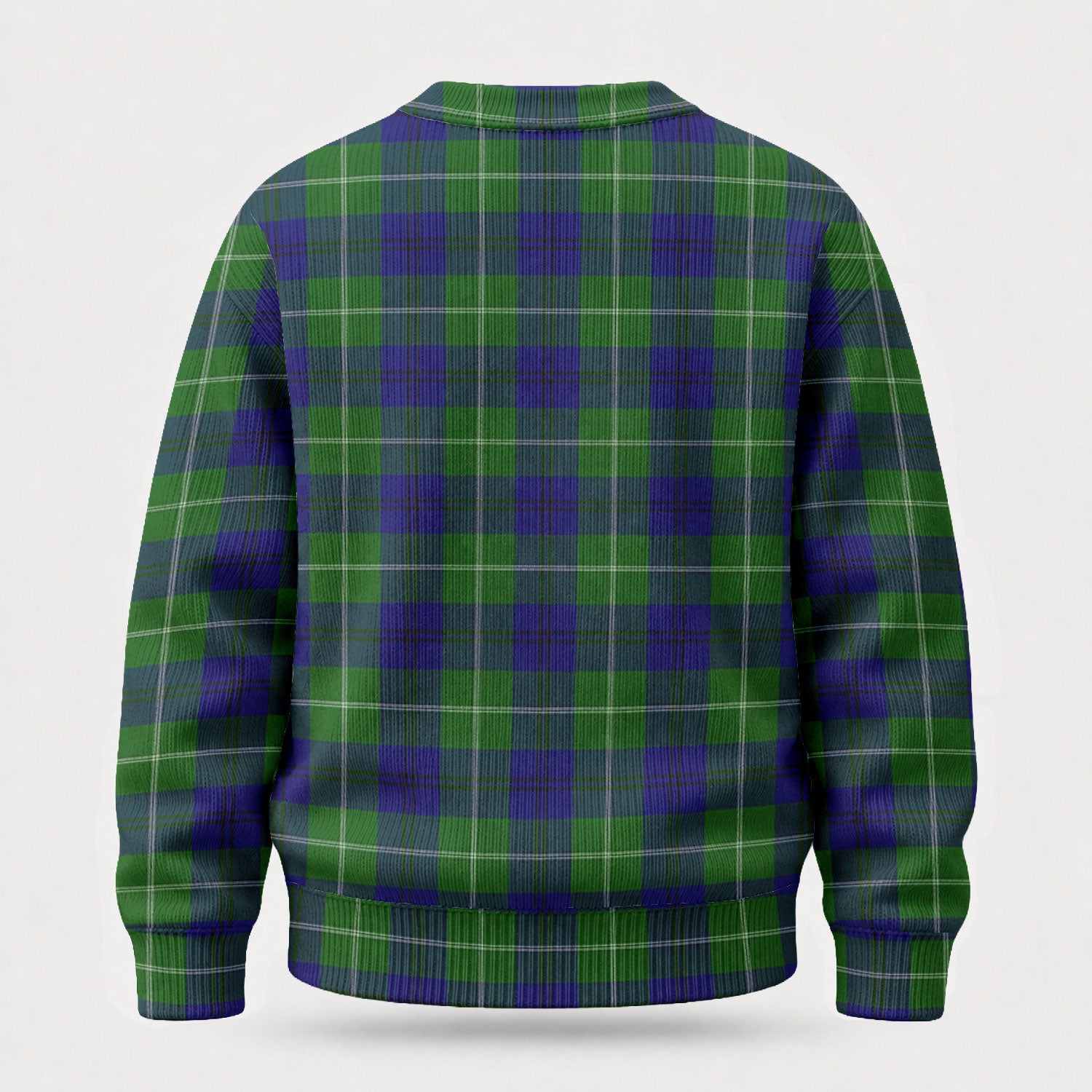 Oliphant Modern Tartan Crest Sweater