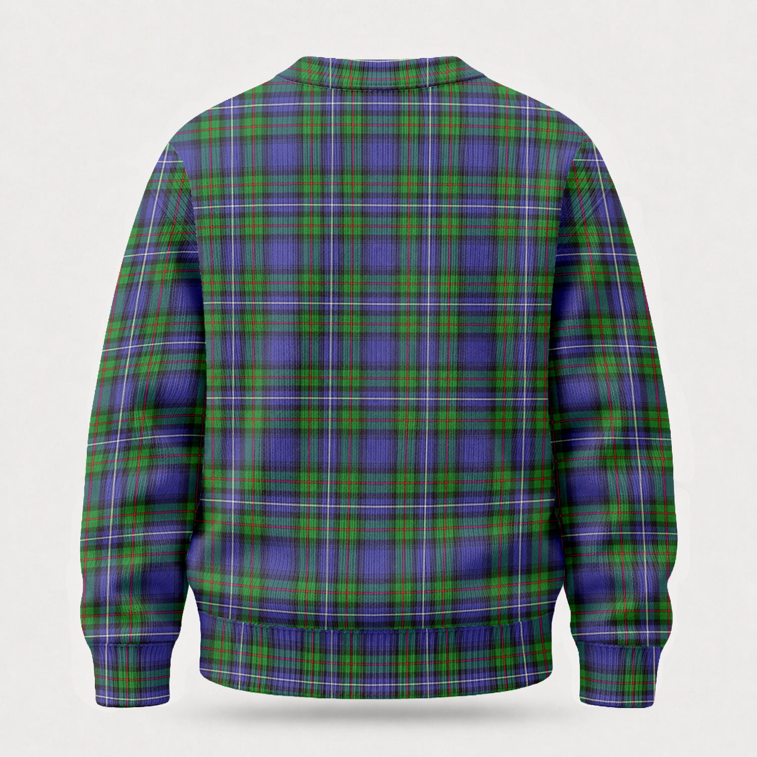 Robertson Hunting Modern Tartan Crest Sweater