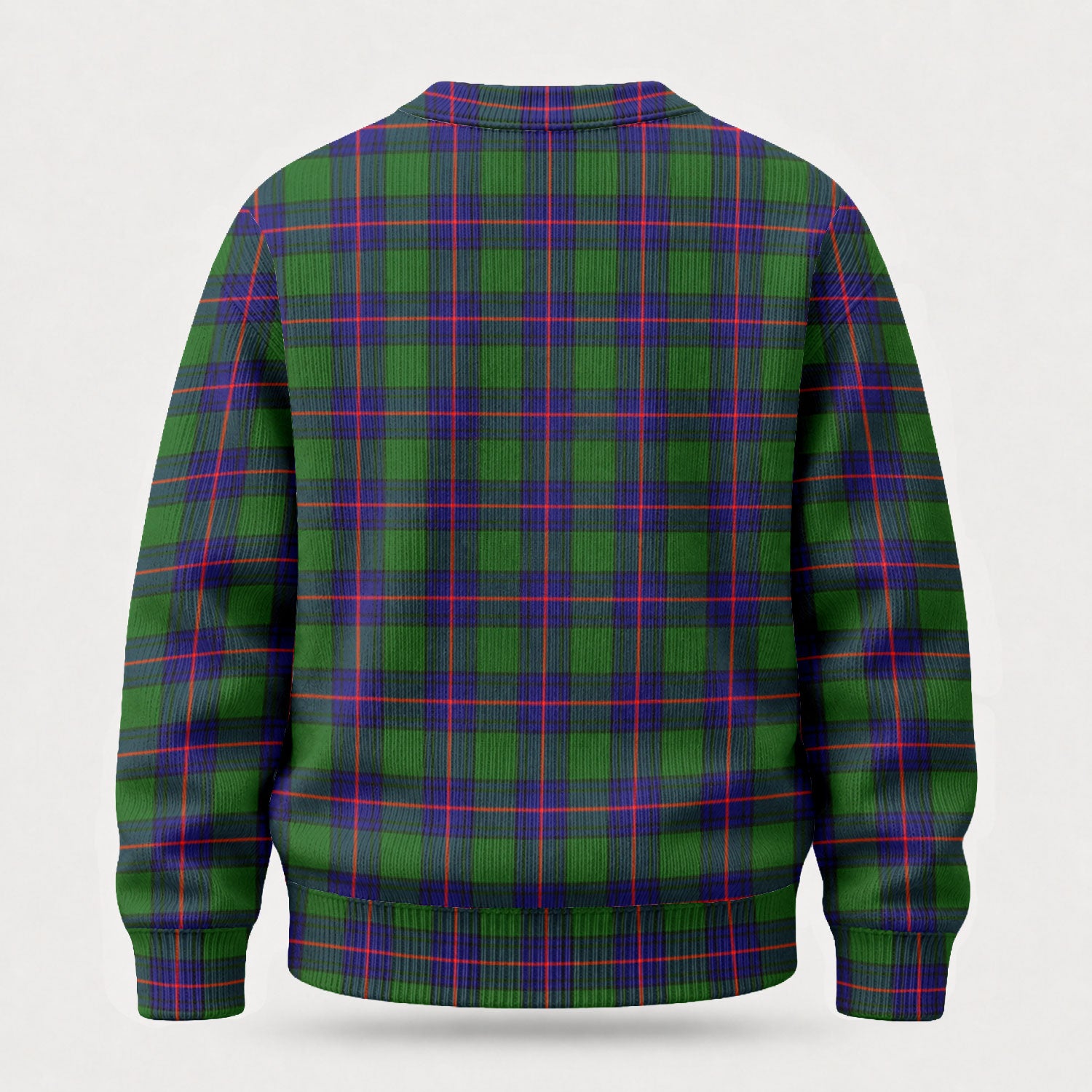 Shaw Modern Tartan Crest Sweater