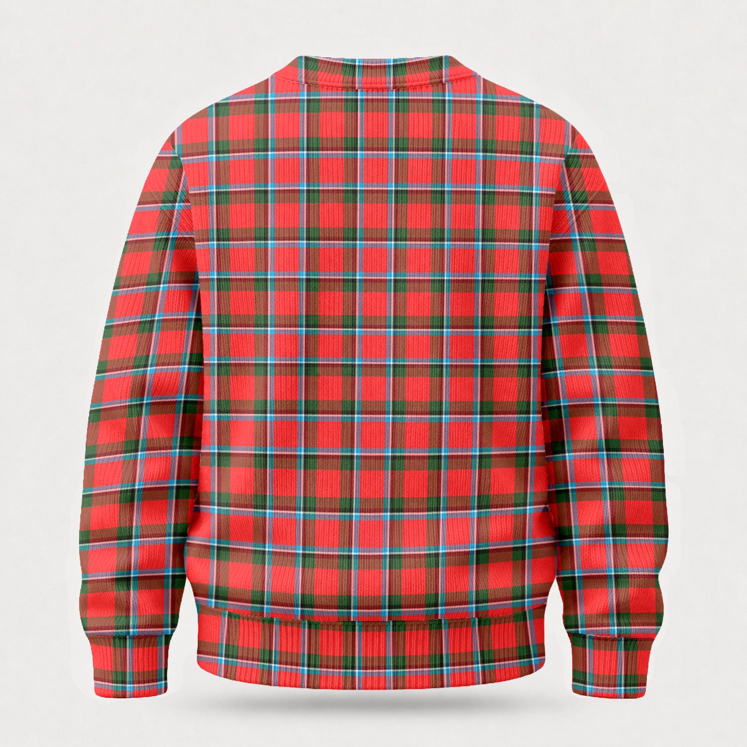 Sinclair Modern Tartan Crest Sweater