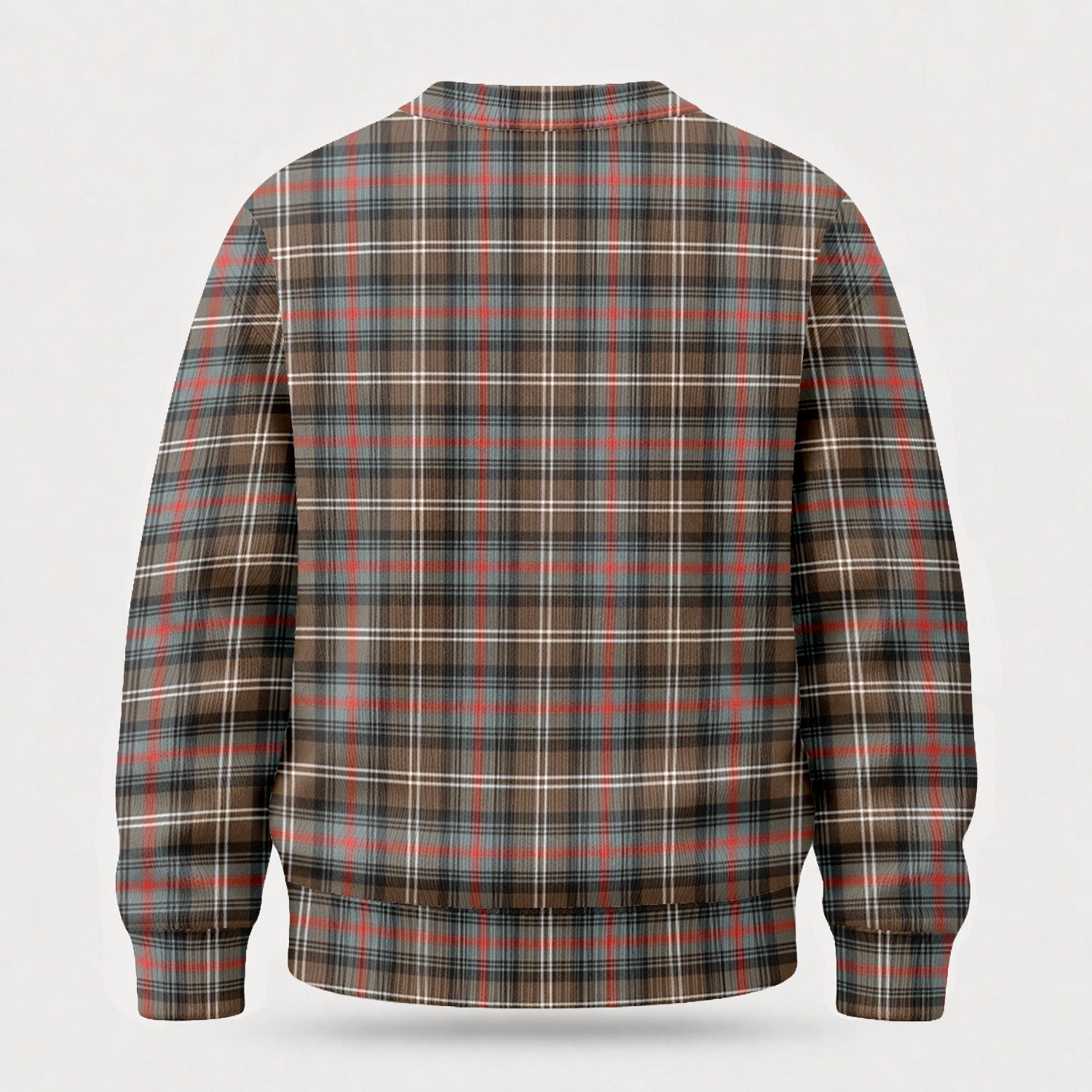 Sutherland Weathered Tartan Crest Sweater