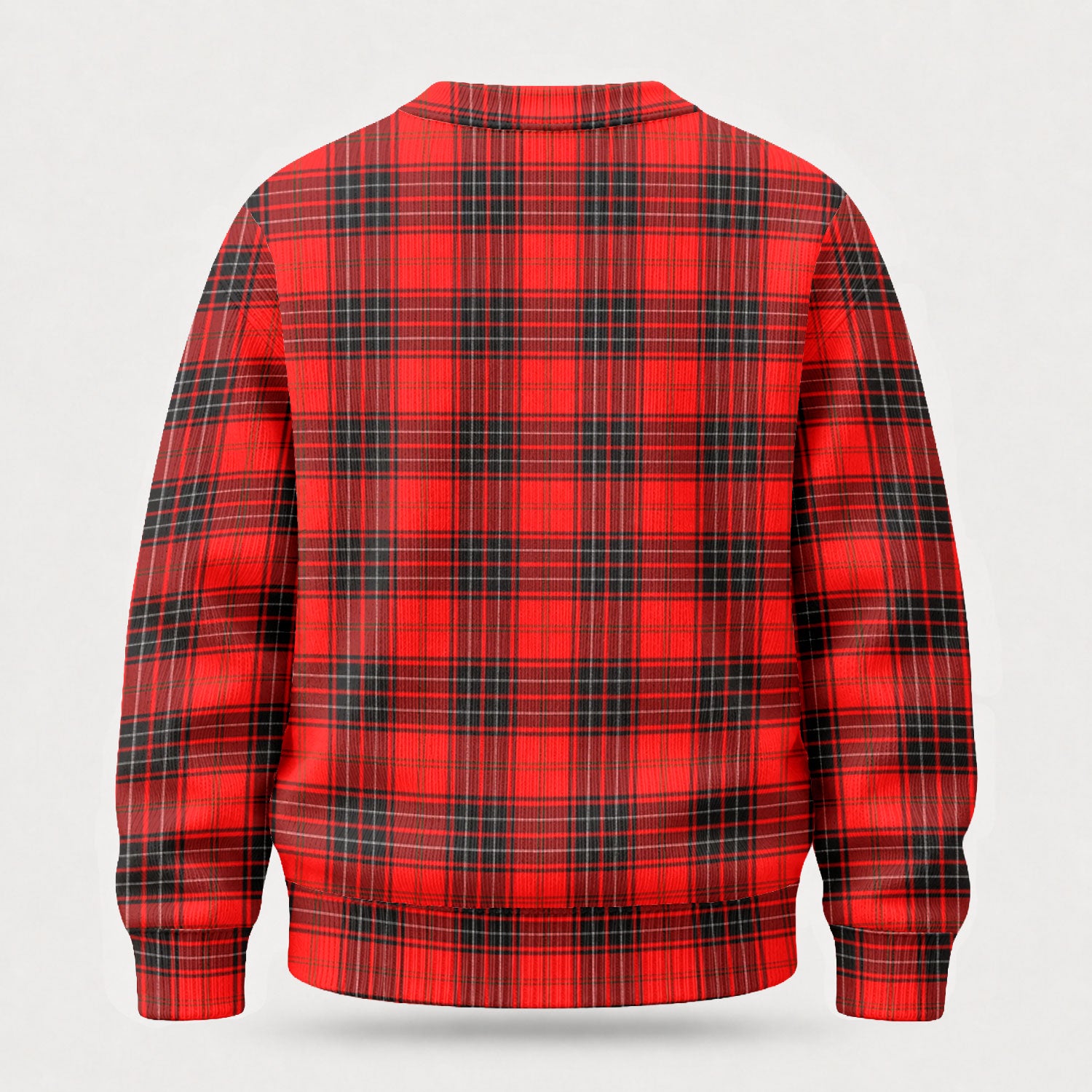 Wemyss Modern Tartan Crest Sweater