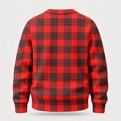 Wemyss Modern Tartan Crest Sweater