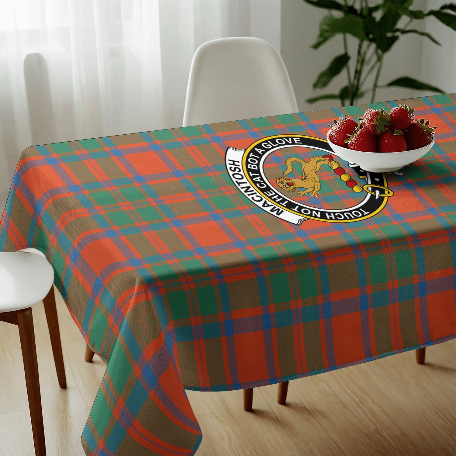MacIntosh Ancient Tartan Crest Tablecloth