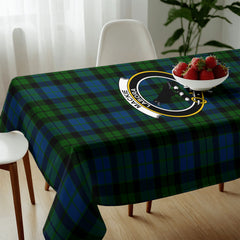MacKie Tartan Crest Tablecloth