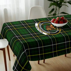 McAlpine Modern Tartan Crest Tablecloth