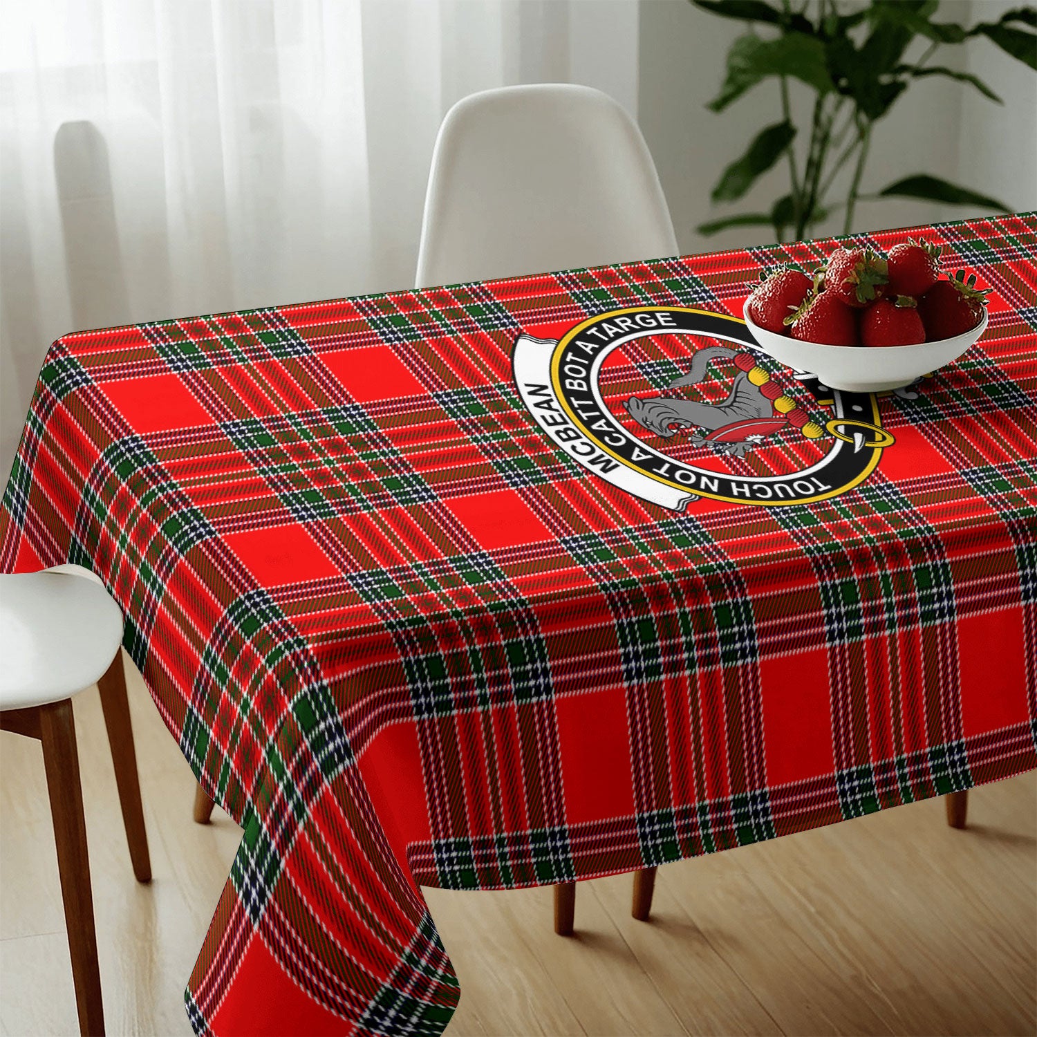 McBean Tartan Crest Tablecloth