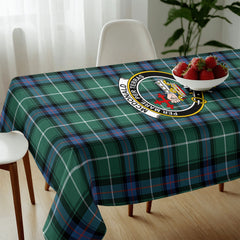 McDonald of the Isles Hunting Ancient Tartan Crest Tablecloth