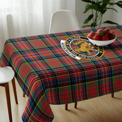 McPherson Ancient Tartan Crest Tablecloth
