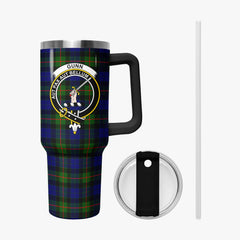 Gunn Modern Tartan Crest 40 oz Insulated Tumbler with Handle