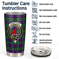 Armstrong Modern Tartan Crest Tumbler