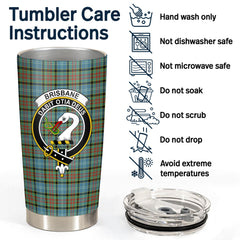 Brisbane Tartan Crest Tumbler