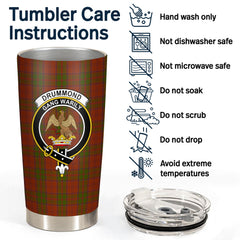 Drummond Clan Tartan Crest Tumbler