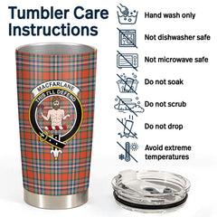 MacFarlane Ancient Tartan Crest Tumbler